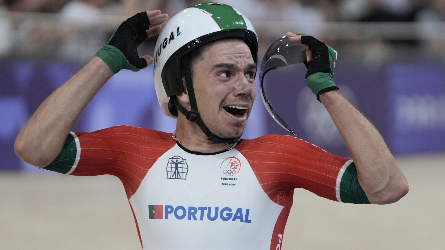 Portugal holds off Italy and Denmark to win the gold medal in the men’s Madison