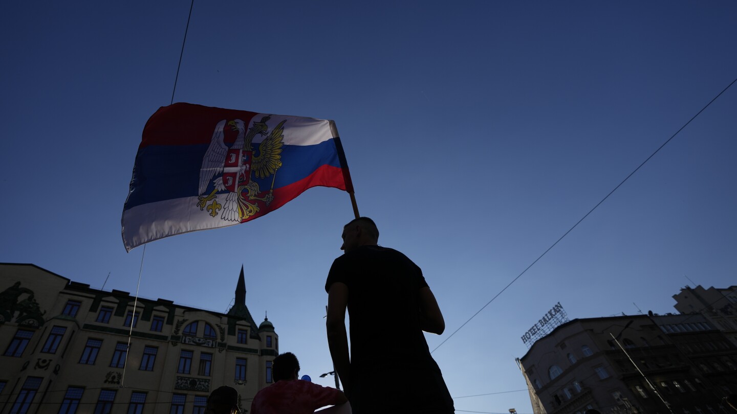 Thousands protest lithium mining in Serbia. Officials say it’s a plot against populist president