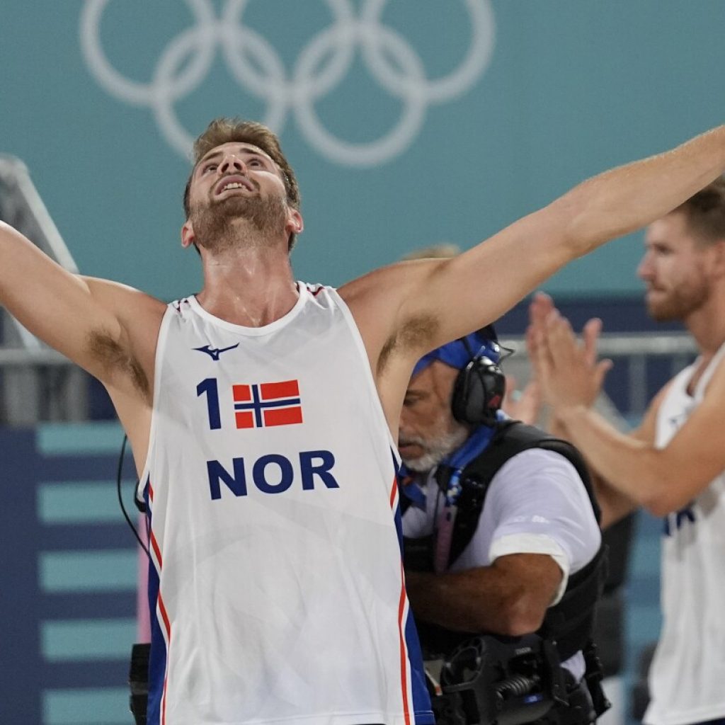 Norway’s Mol and Sorum, Tokyo Olympics champs, beat Qatar for beach volleyball bronze at Paris Games