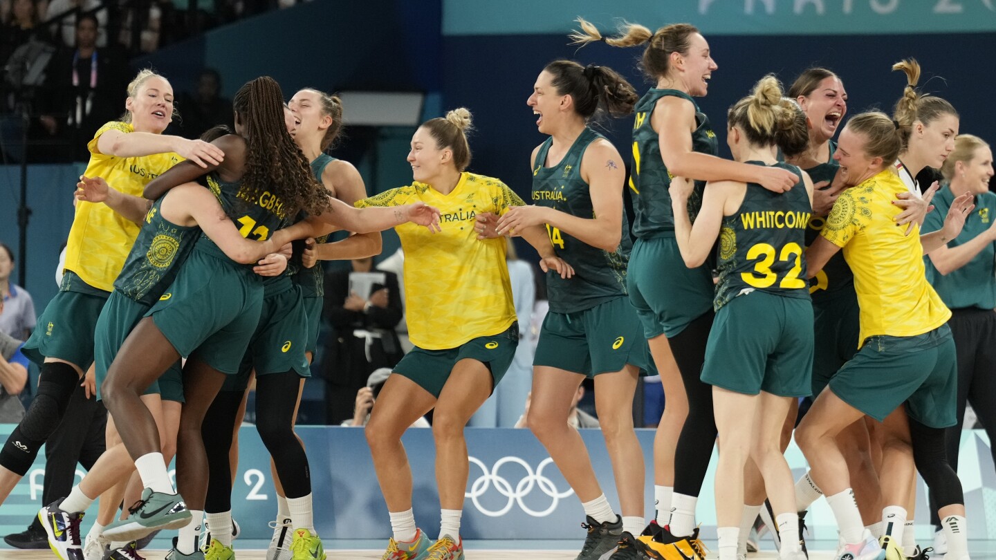 Ezi Magbegor scores 30 as Australia wins Olympic women’s basketball bronze, beating Belgium 85-81