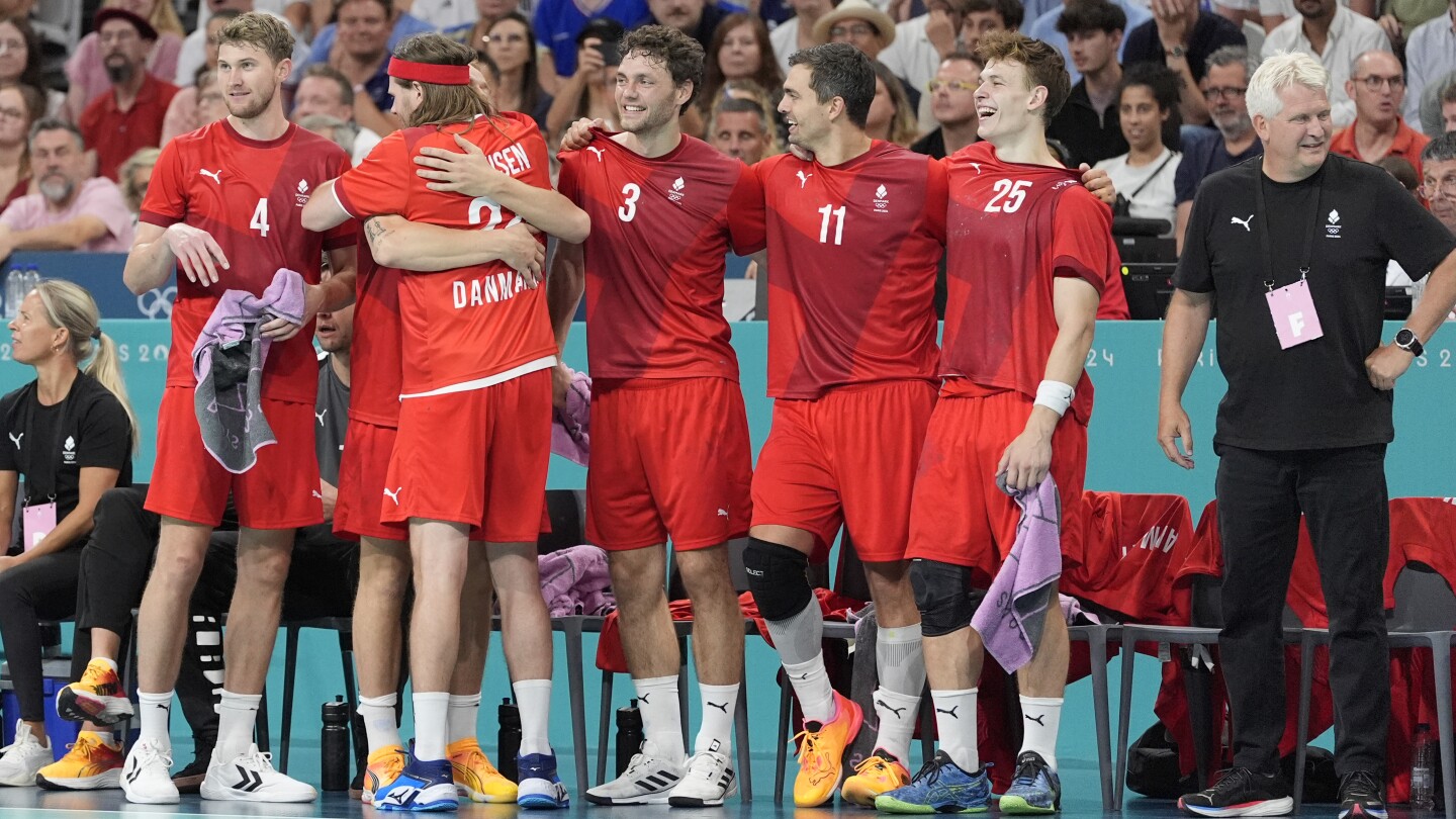 Hansen ends international career with another gold as Denmark wins men’s handball at Paris Olympics