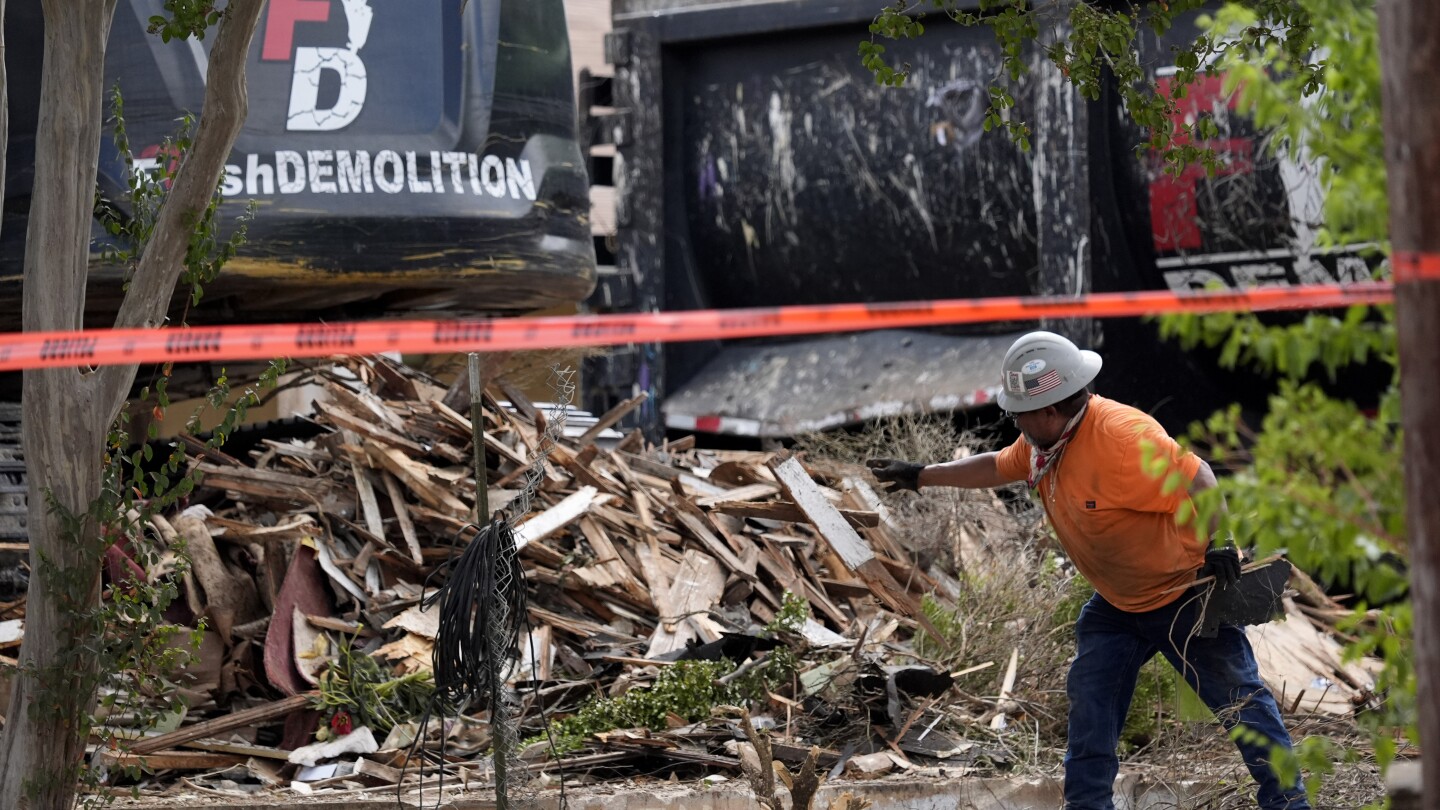 Crews begin demolishing Texas church where gunman killed more than two dozen in 2017