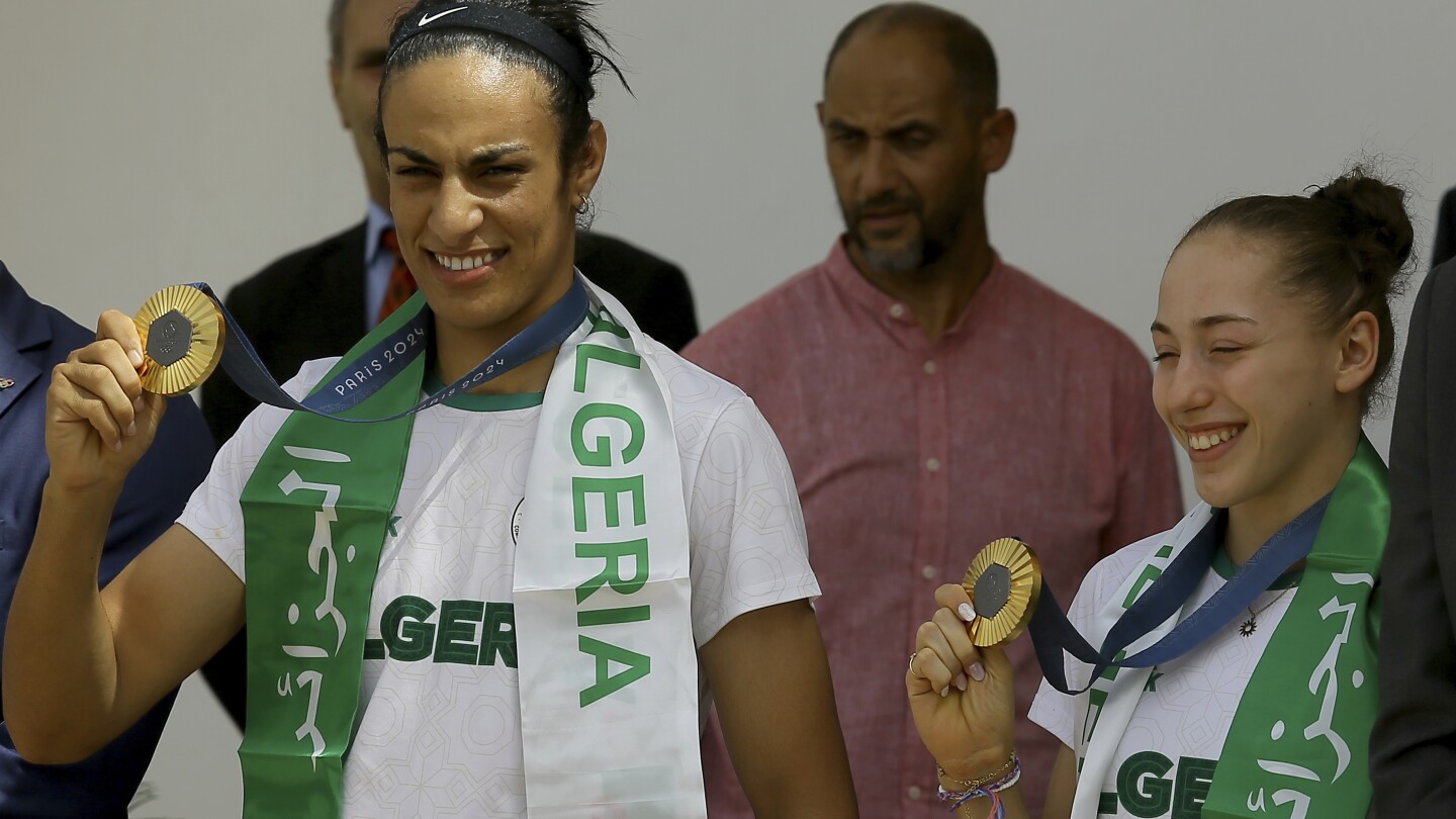 Algerian Olympic medalists return home to a warm welcome