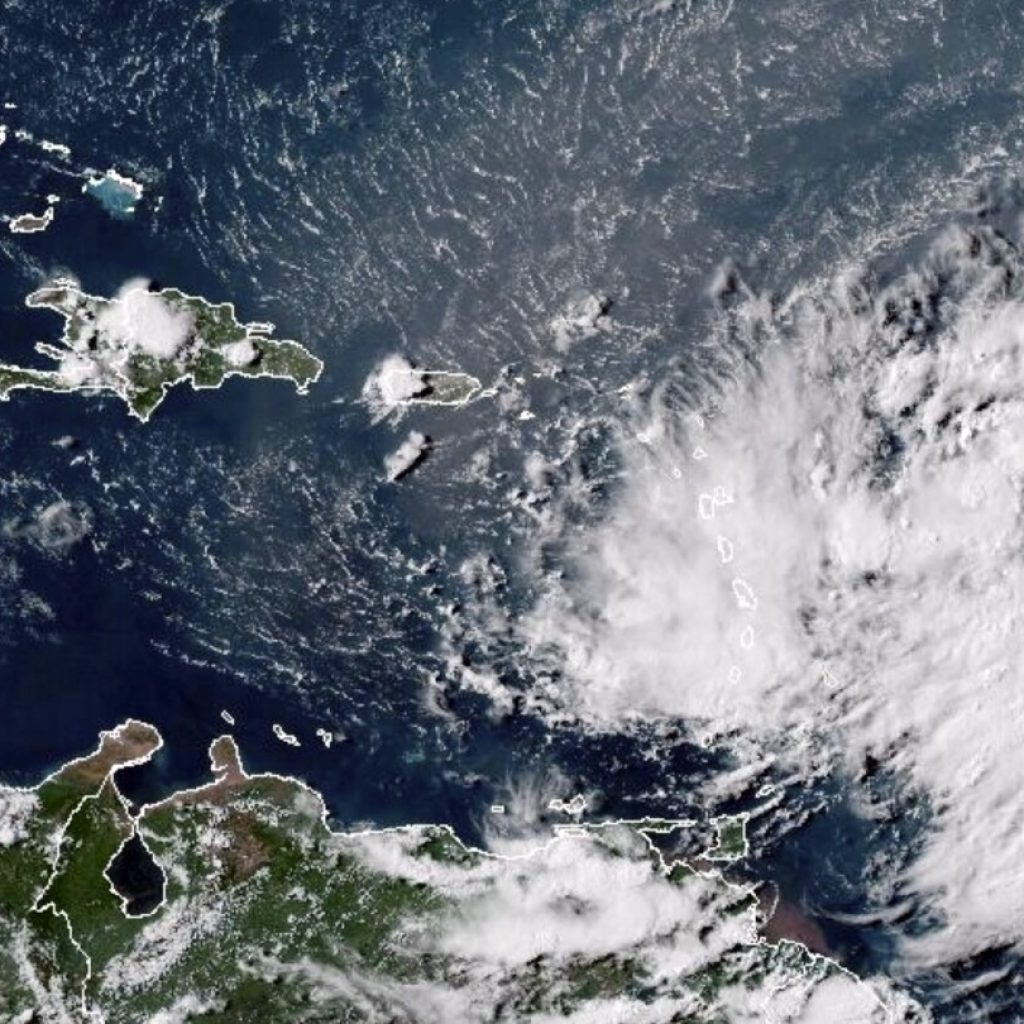 Tropical Storm Ernesto drenches northeast Caribbean and takes aim at Puerto Rico