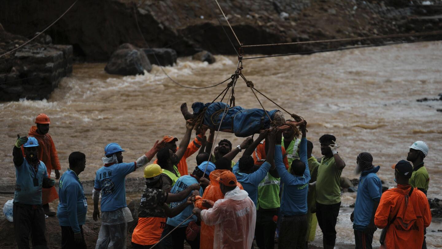 Study finds rains that led to deadly Indian landslides were made worse by climate change