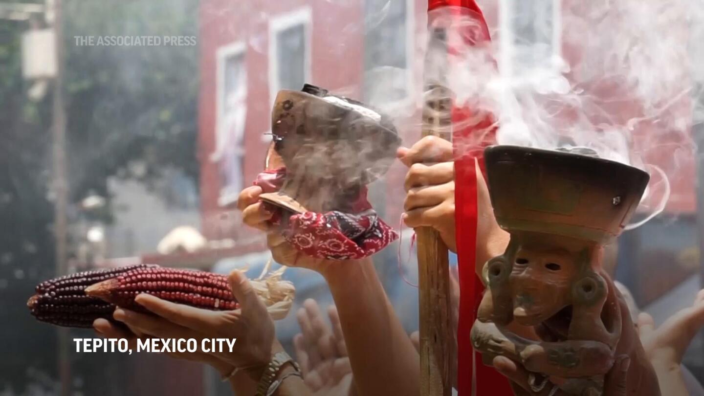 Mexico City’s community celebrates its pre-Hispanic origins | AP News