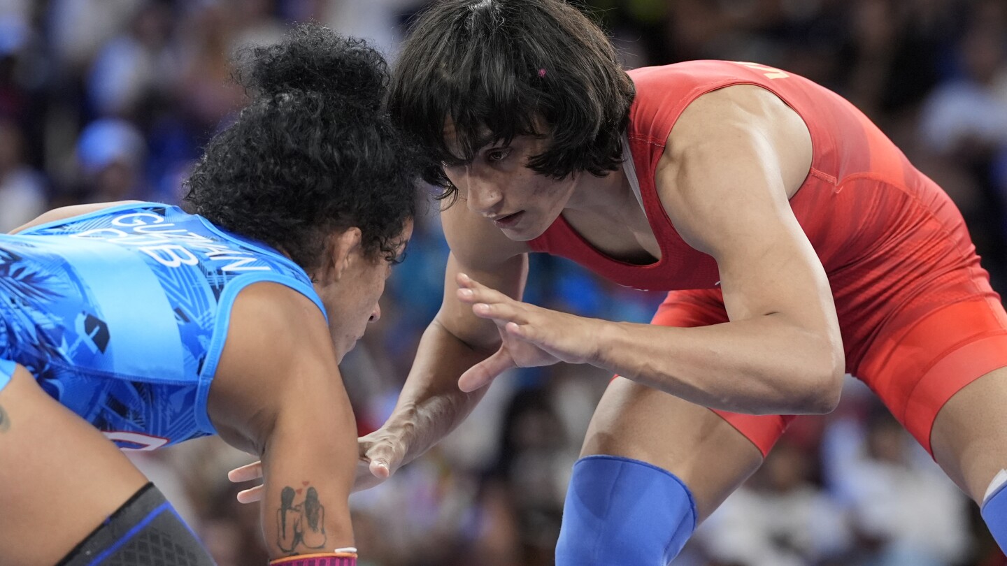 Vinesh Phogat’s appeal for a shared silver Olympic wrestling medal rejected by arbitration court