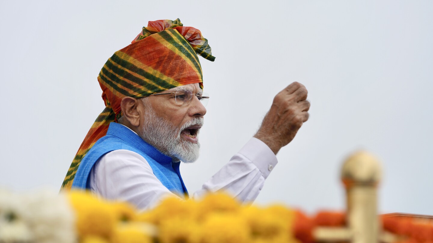 India’s Modi voices concern over unrest in neighboring Bangladesh and attacks on Hindus there