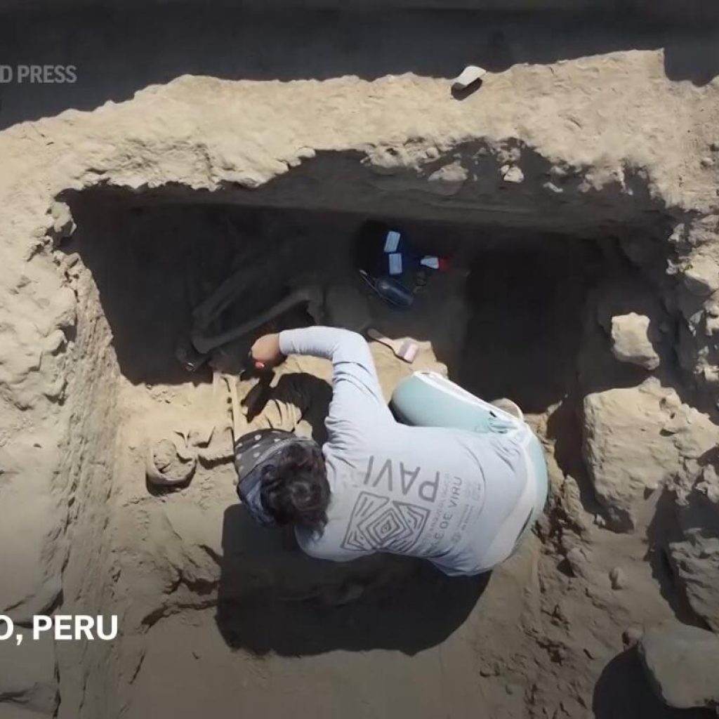 Peruvian archaeologists uncover ancient burial estimated to be 3,800 years old | AP News