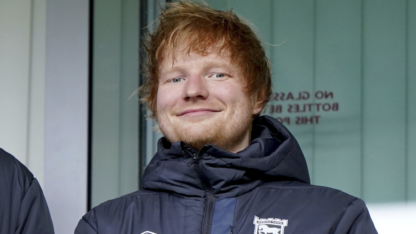 Ed Sheeran buys minority share in Ipswich ahead of Premier League return