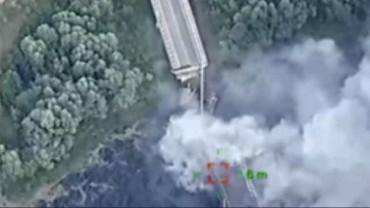 Ukrainian troops have struck 2 key bridges in Russia. Could it mean they’re there to stay?