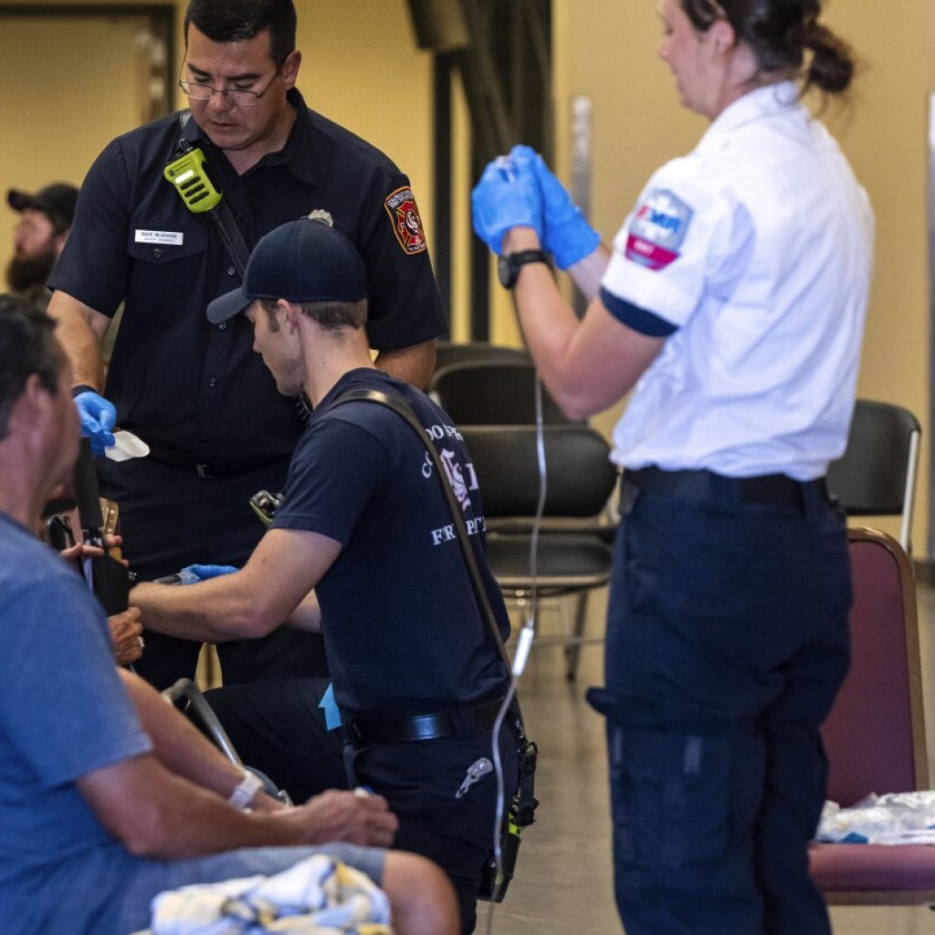 Extreme heat at Colorado airshow sickens about 100 people with 10 hospitalized, officials say