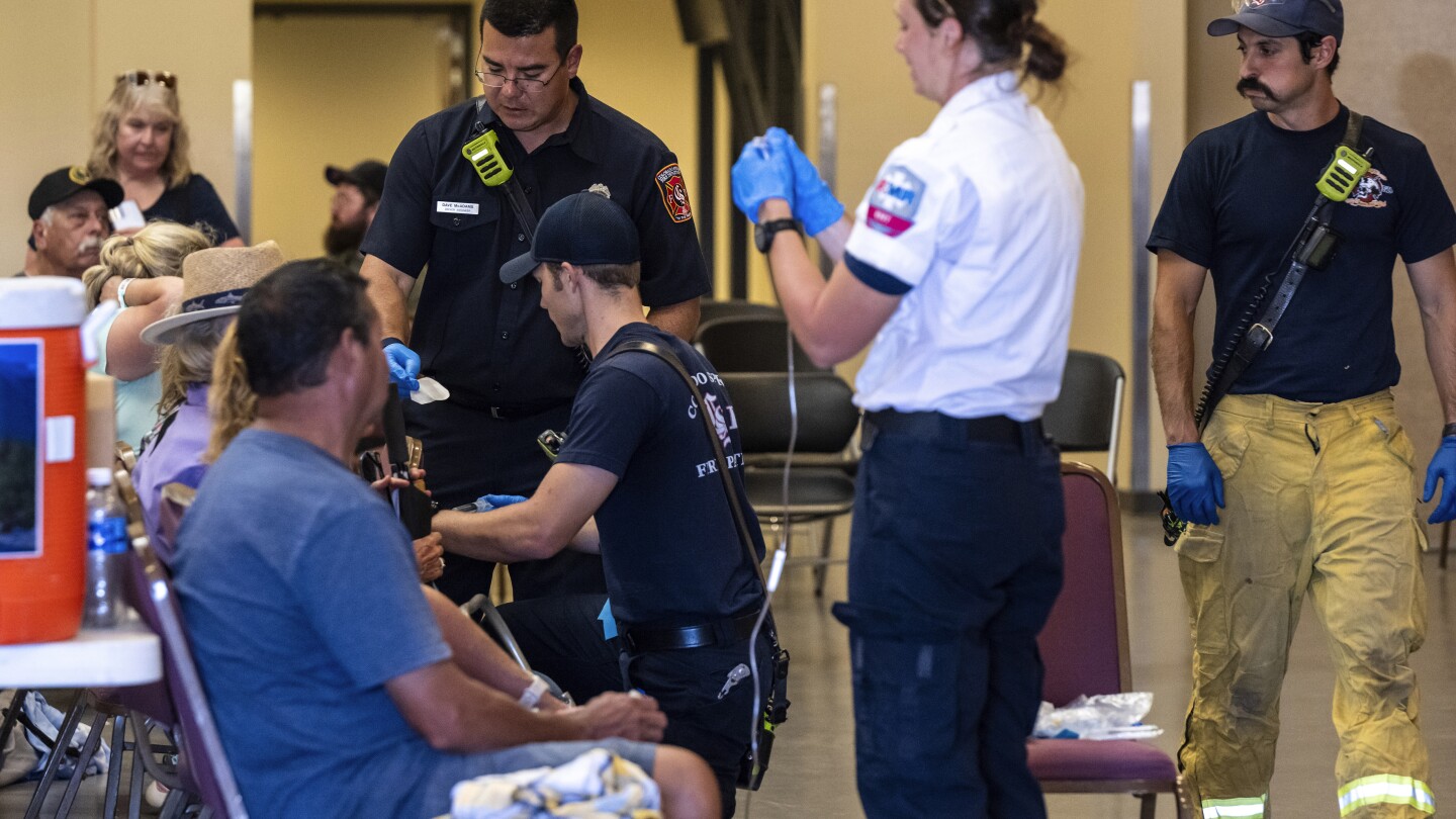 Extreme heat at Colorado airshow sickens about 100 people with 10 hospitalized, officials say