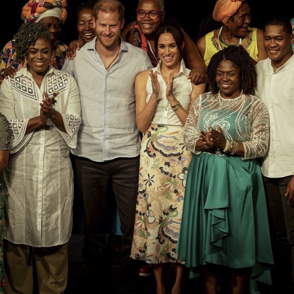 Prince Harry and Meghan meet with Afro-Colombian leaders to wrap up their first visit to Colombia