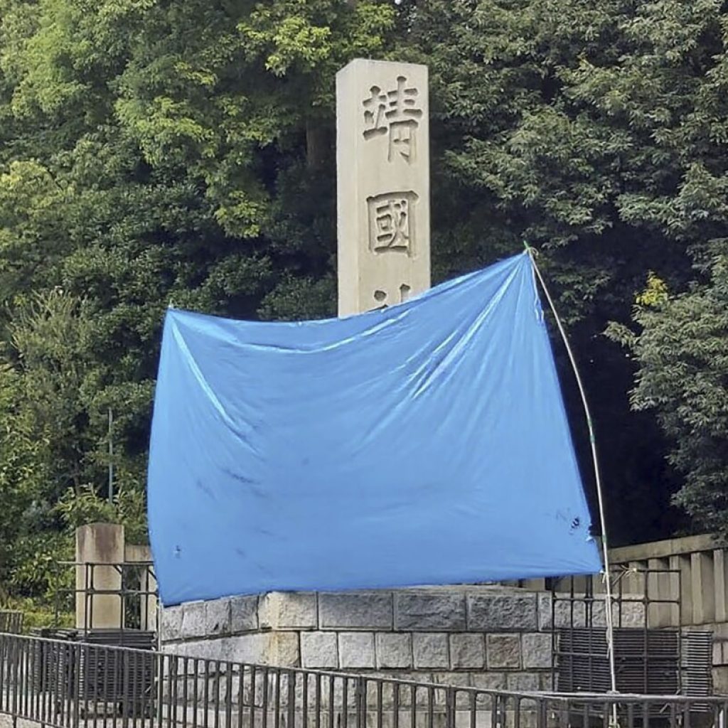 Japanese shrine that honors war dead, including convicted war criminals, is vandalized again