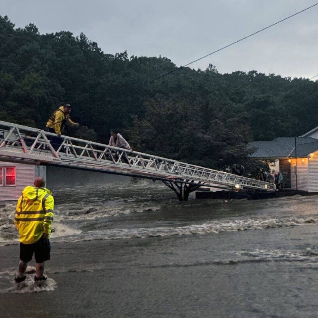 As much as 10 inches of rain floods parts of Connecticut. At least 1 person is dead