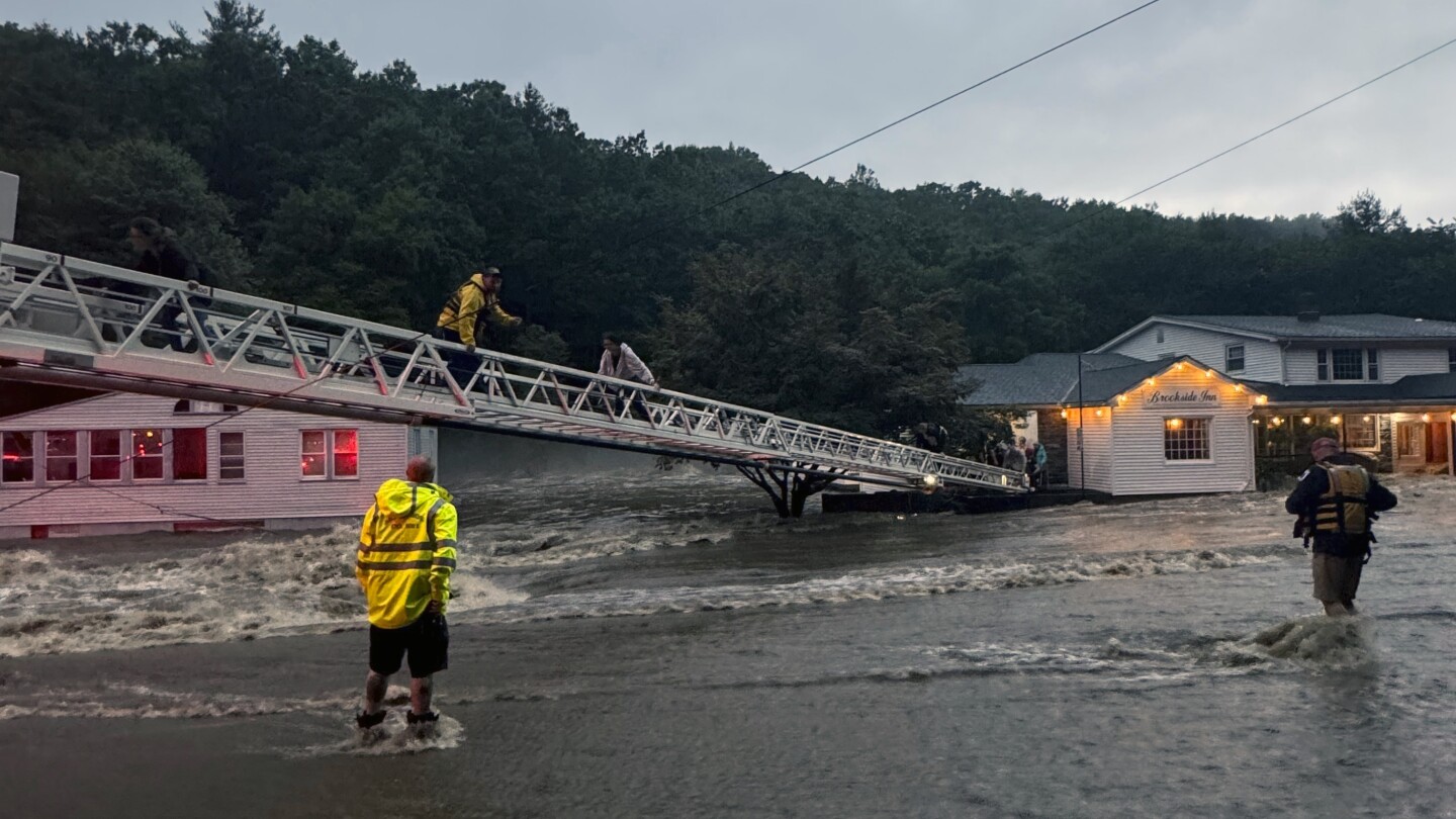 As much as 10 inches of rain floods parts of Connecticut. At least 1 person is dead