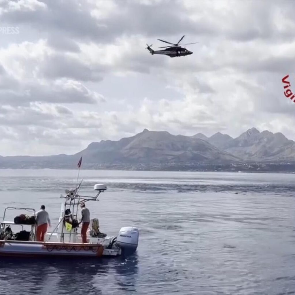 Search efforts continue off Sicily after luxury superyacht sinks during bad weather | AP News