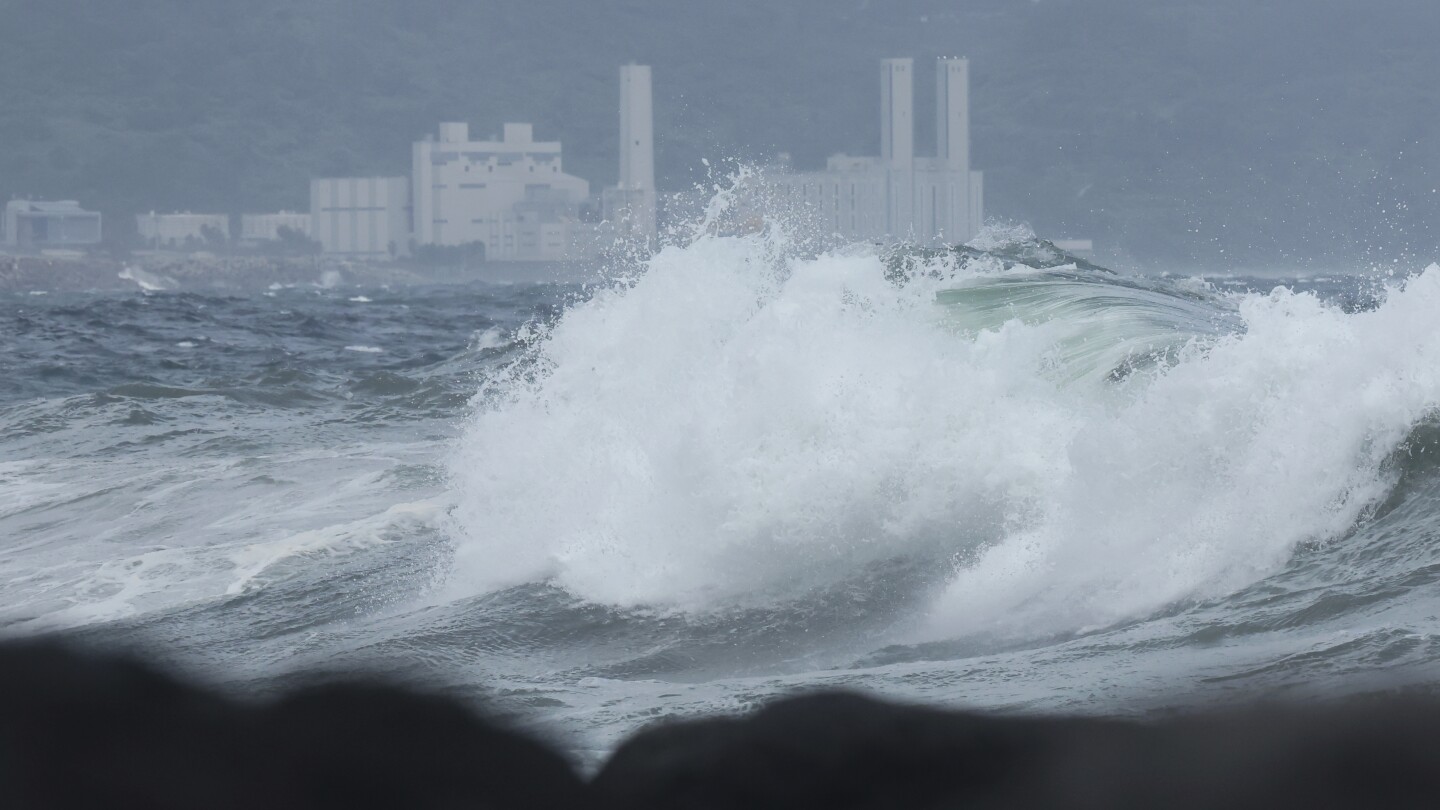 South Korea braces for strong winds and rain as tropical storm Jongdari nears