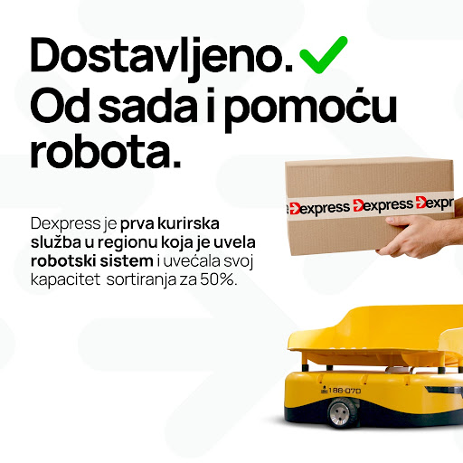 Dexpress prva kurirska služba u regionu koja je uvela robote u sortiranje paketa