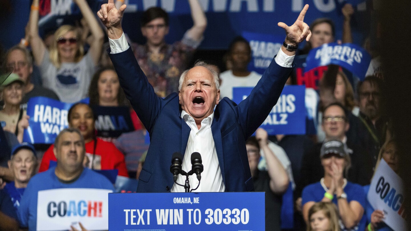 PHOTO COLLECTION: Election 2024 Tim Walz