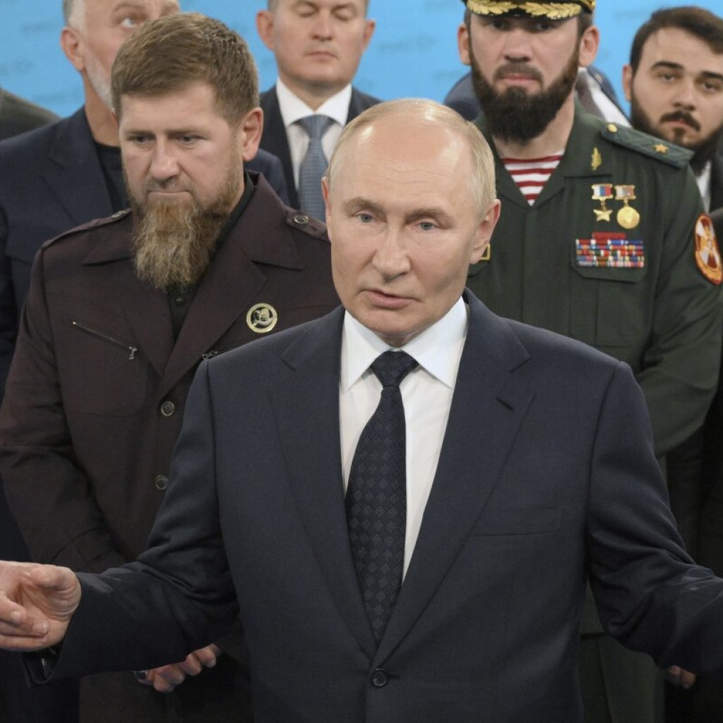 Putin makes surprise trip to Chechnya amid Ukraine’s cross-border incursion