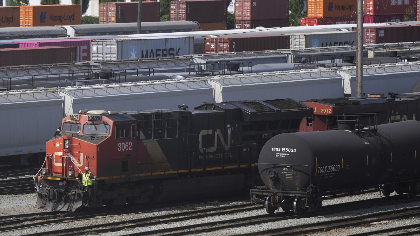 Canadian freight trains could stop moving Thursday. If they do, many businesses will be hurt