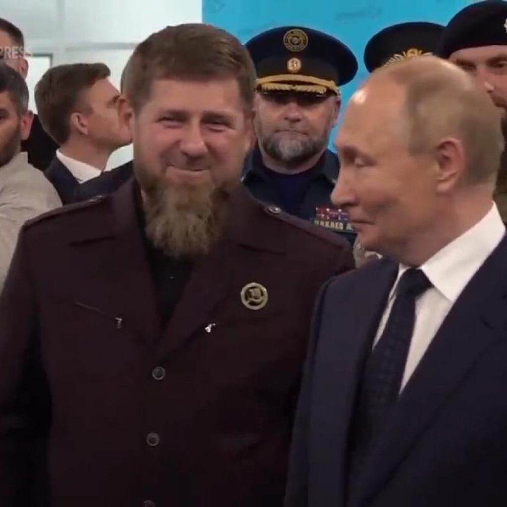 Vladimir Putin makes a surprise trip to Chechnya and meets with its leader Ramzan Kadyrov | AP News