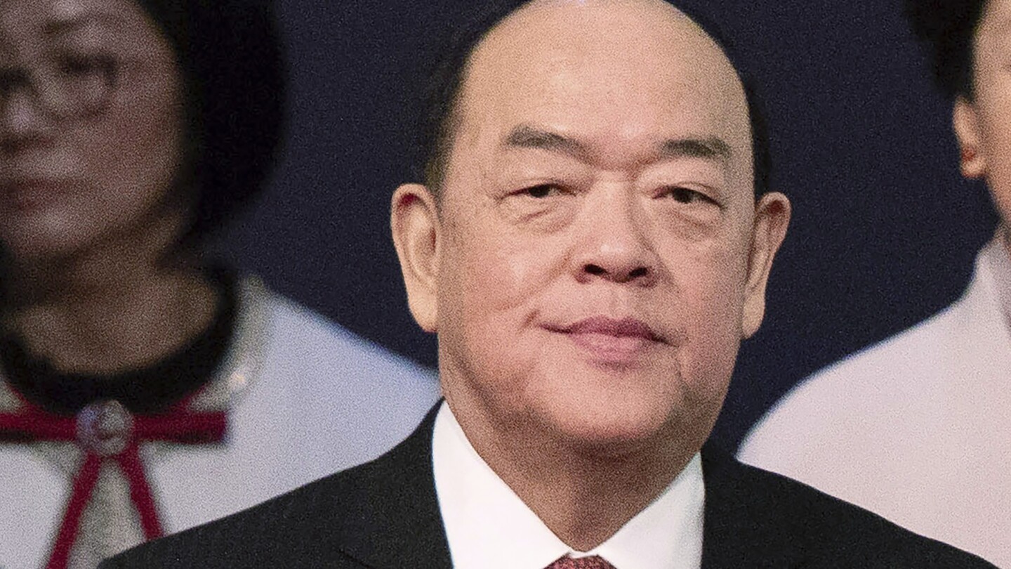 Macao leader says he will not seek another term due to health reasons, 2 months before the election