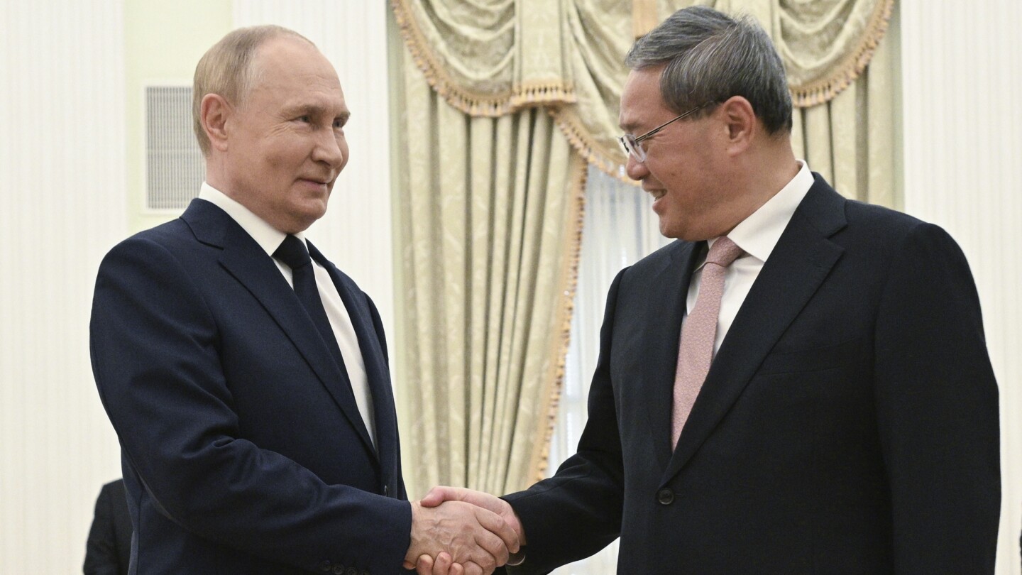 Putin meets China’s No. 2 as Moscow-Beijing relations deepen