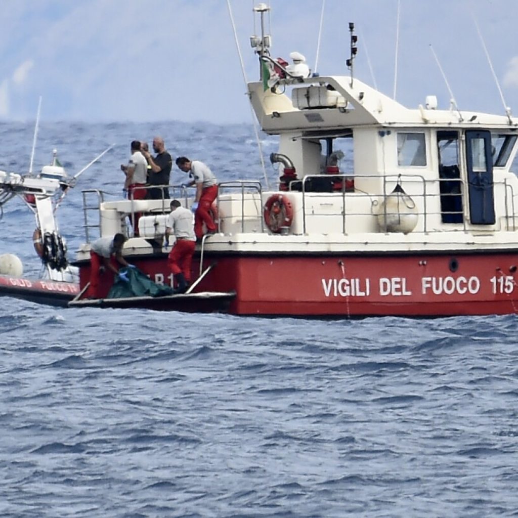 Rescuers recover fifth body from sunken superyacht off Sicily; 1 still missing