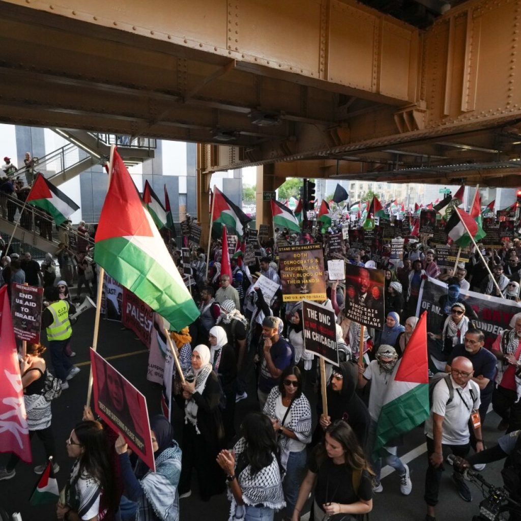 Chicago police say they’re ready for final day of protests at DNC following night of no arrests