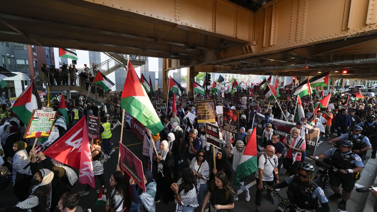 Chicago police say they’re ready for final day of protests at DNC following night of no arrests