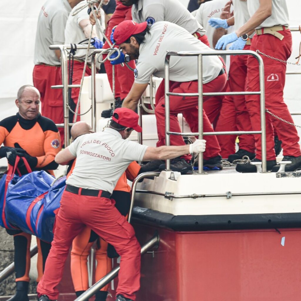 Last body from sunken superyacht has been recovered off Sicily