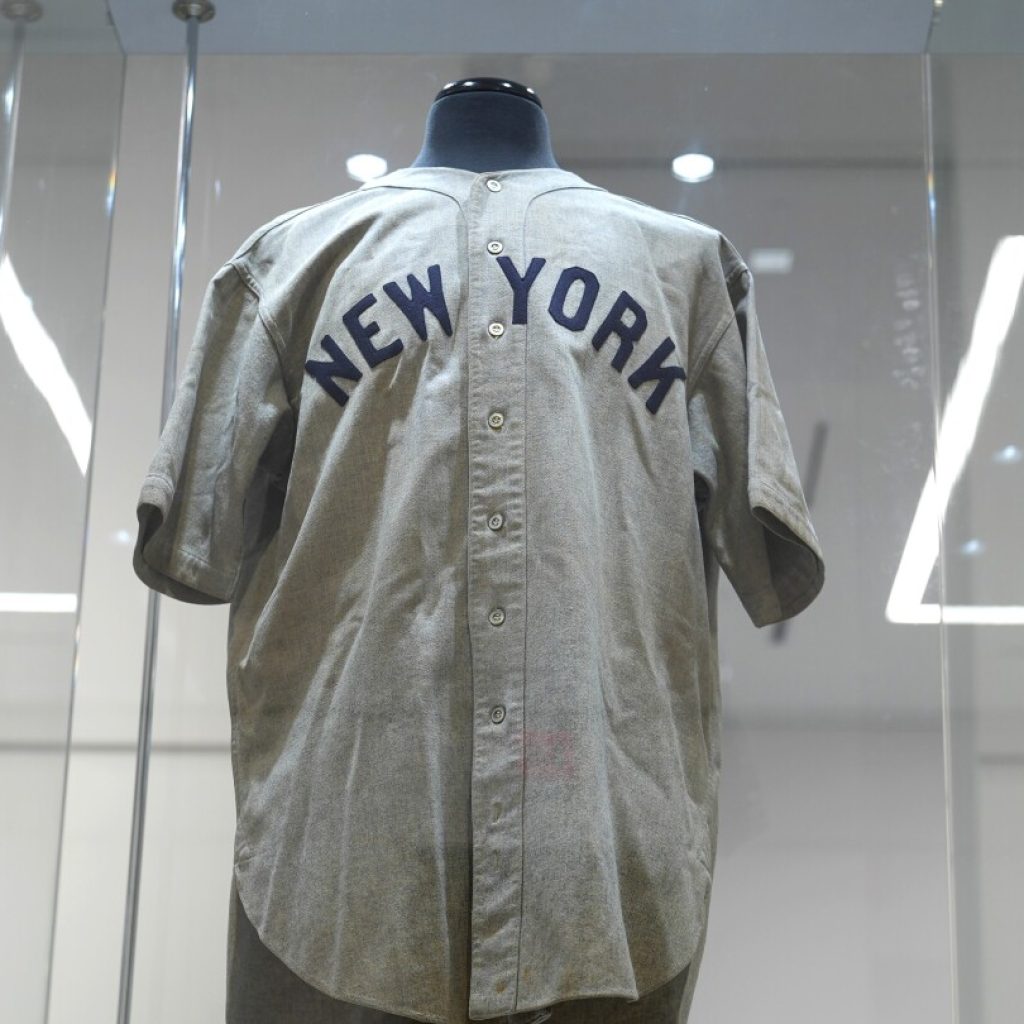 Babe Ruth’s ‘called shot’ jersey sells at auction for over $24 million