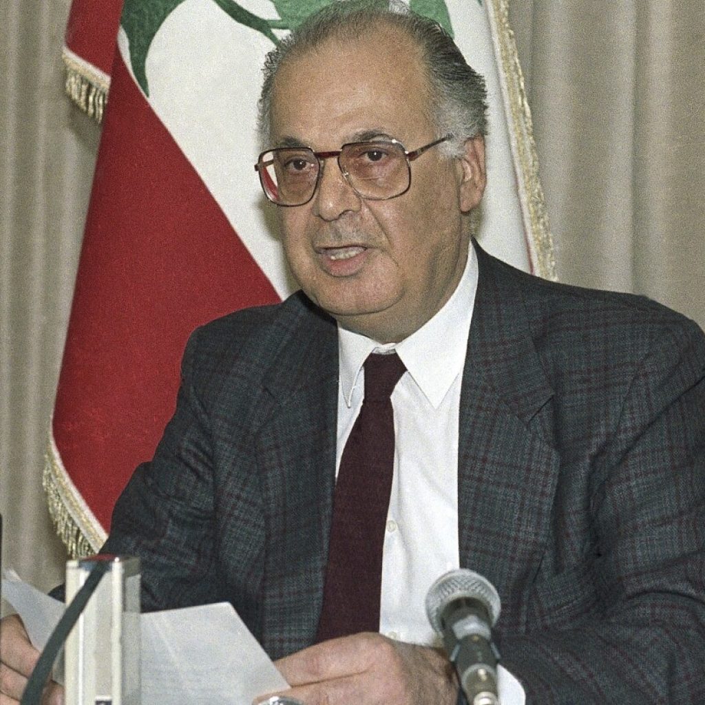 Former five-time Lebanese prime minister Salim Hoss dies at 94