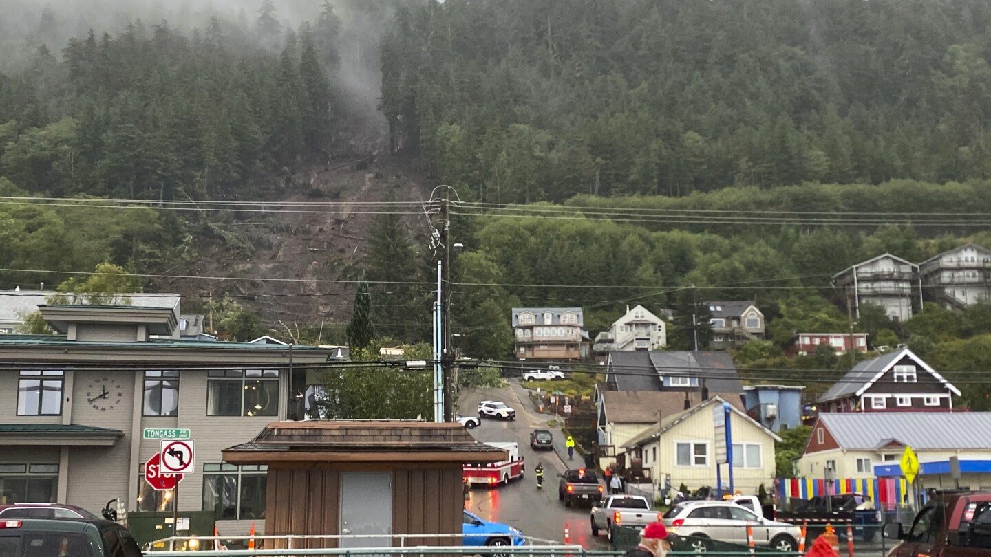 Alaska landslide kills 1 person and injures 3 in Ketchikan, authorities say