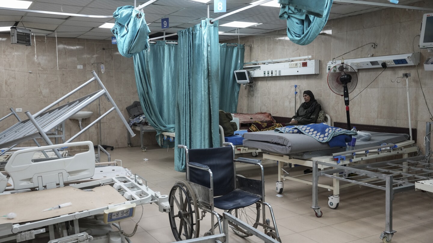 One of Gaza’s last functioning hospitals is emptying out as Israeli forces draw near