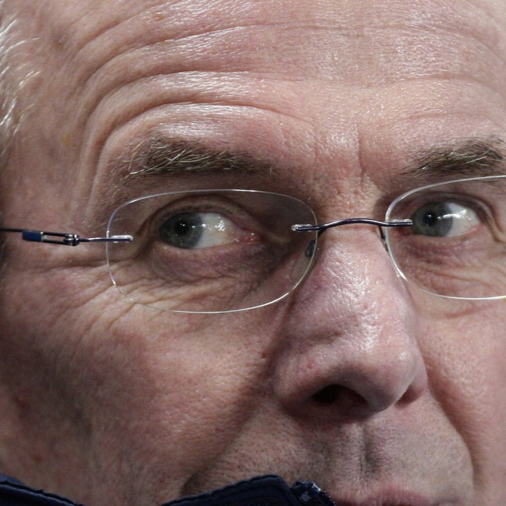 Sven-Goran Eriksson, Swedish soccer coach who was first foreigner to lead England team, dies at 76