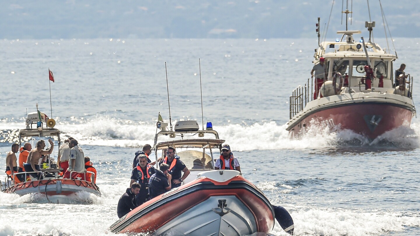 Prosecutors probe captain of superyacht that sank off Sicily, Italian media say