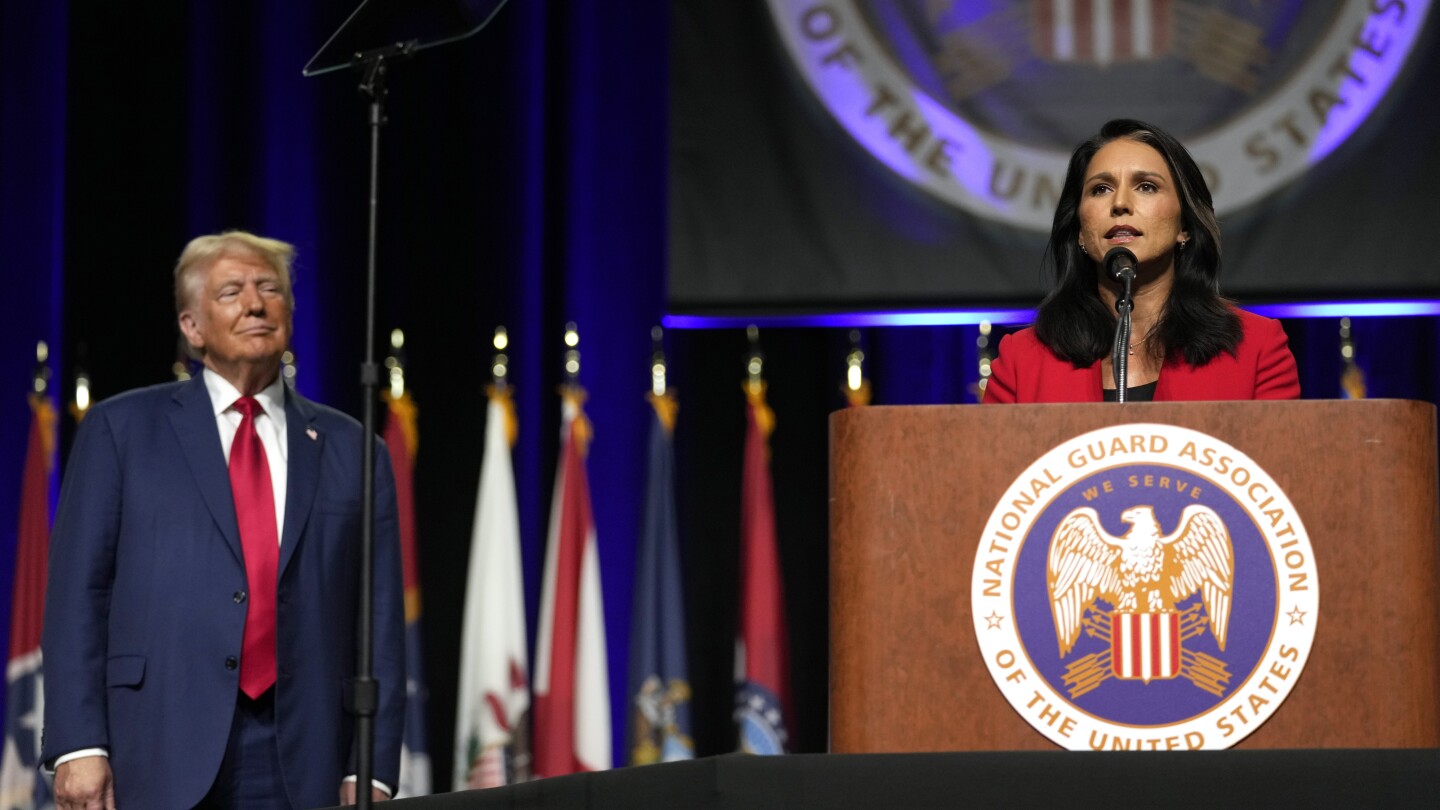 Tulsi Gabbard, who ran for 2020 Democratic nomination, endorses Trump against former foe Harris