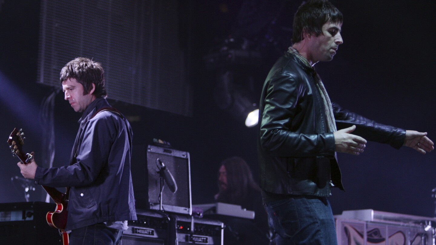 Oasis reunites for tour, ending 15-year hiatus during Gallagher brothers’ feud