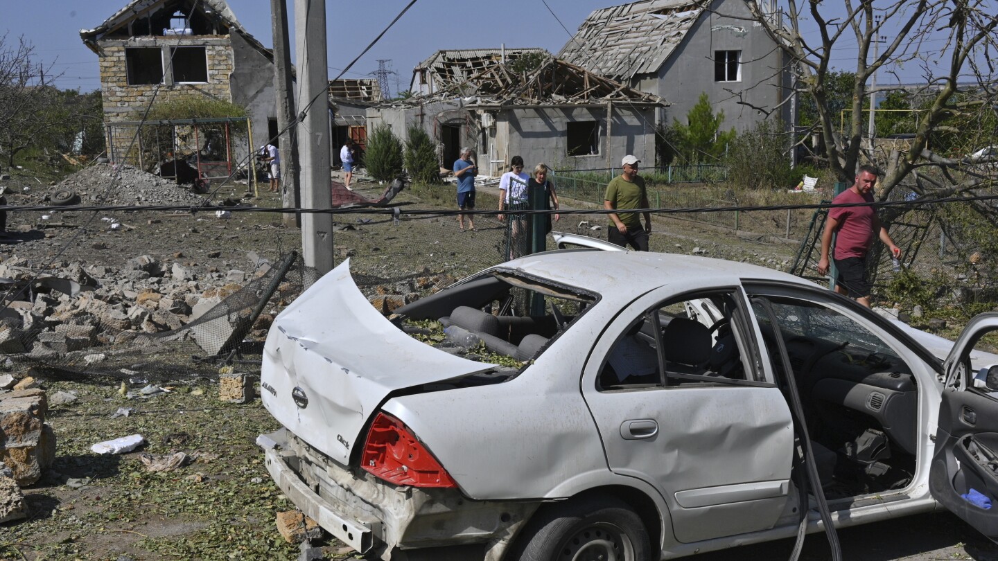 Russian missiles and drones strike across Ukraine, killing at least 2