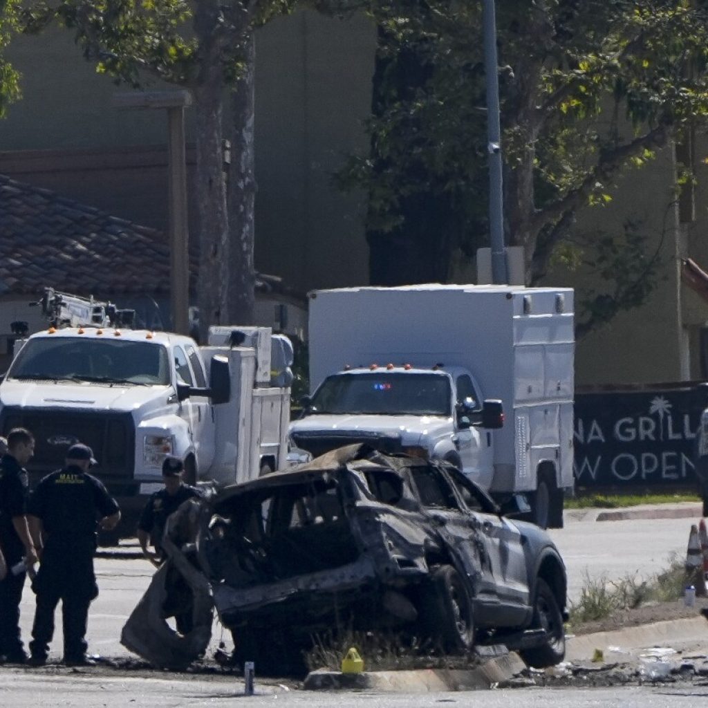 San Diego police officer killed and another critically injured in crash with fleeing car