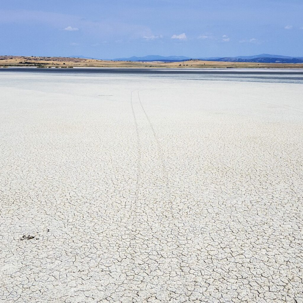 Drying lakes and thirsty trees: In drought-hit Greece, water trucks are keeping crops alive