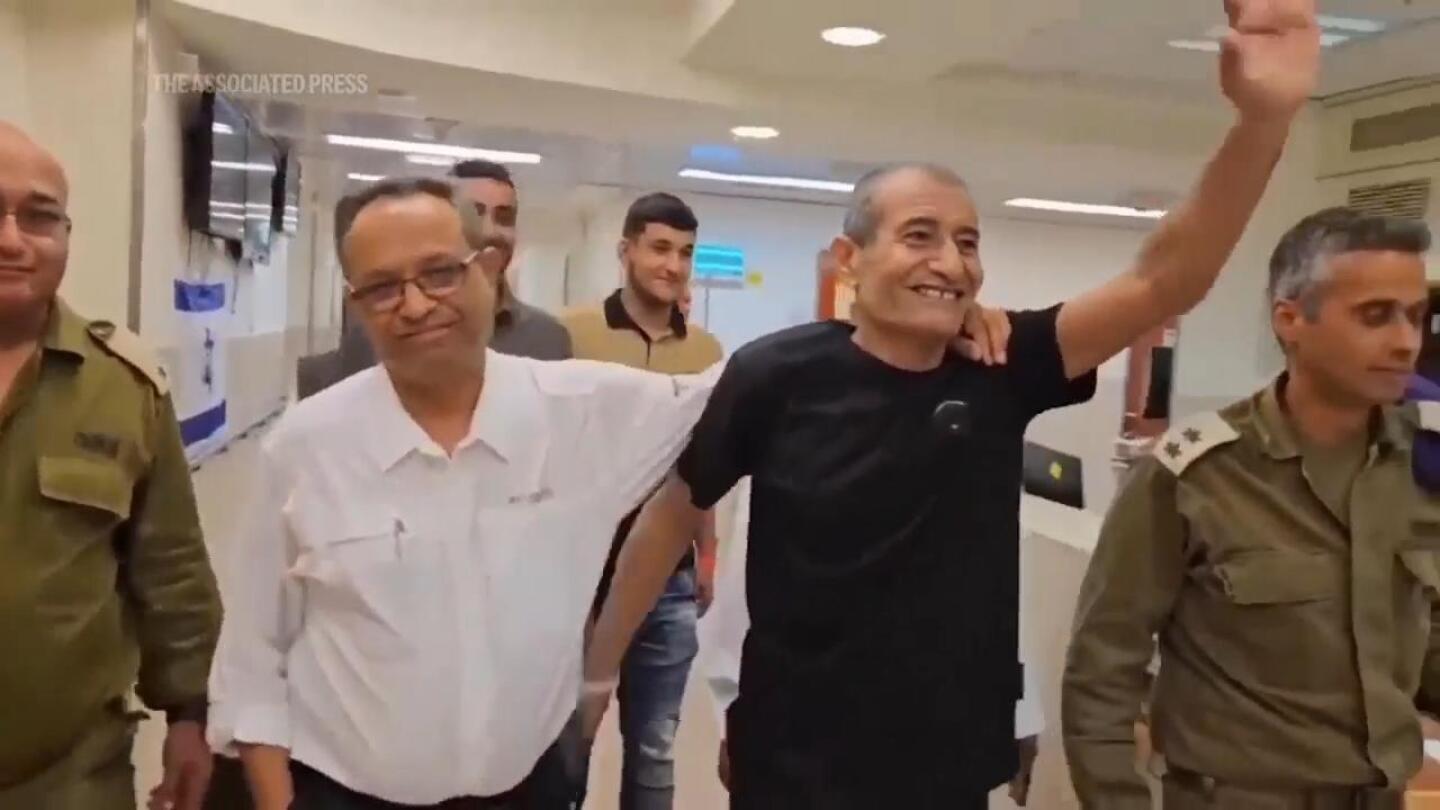 Israeli hostage Alkadi leaves hospital a day after his rescue from captivity in Gaza | AP News