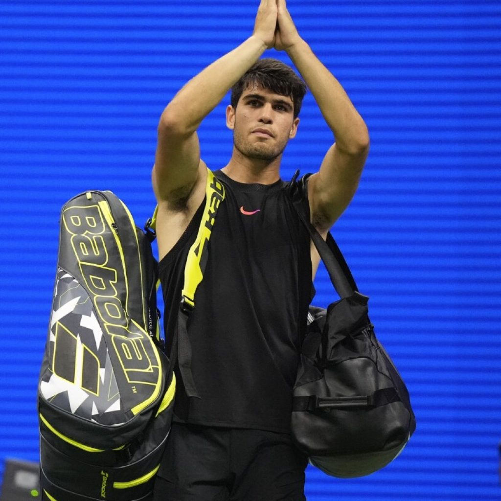 Carlos Alcaraz’s 15-match Grand Slam win streak ends in loss to Botic van de Zandschulp at US Open