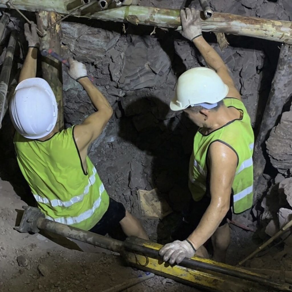 Searchers recover 3 bodies from Thai rail tunnel that collapsed during construction