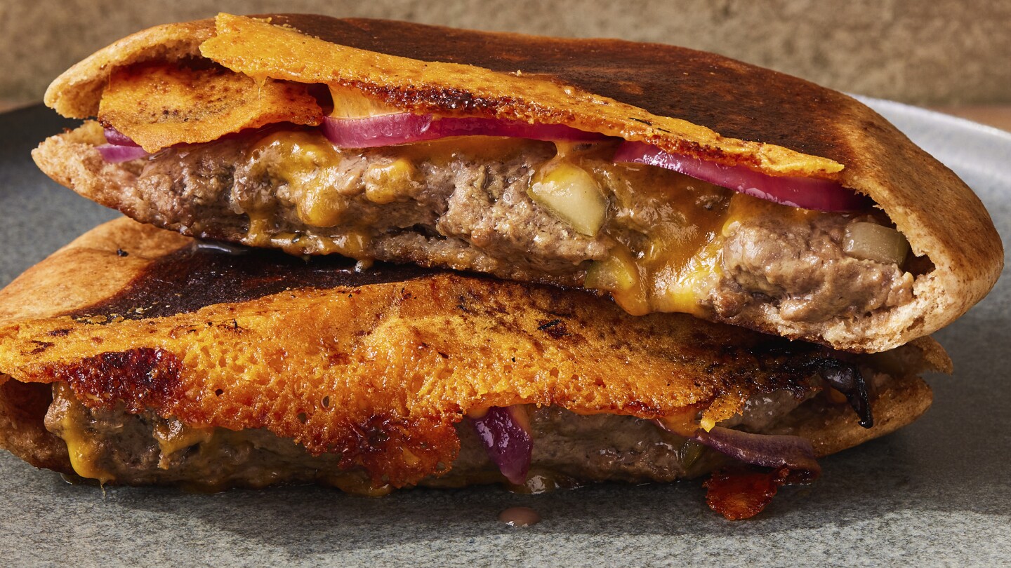 Serve your Labor Day burgers with a skirt of crispy cheese