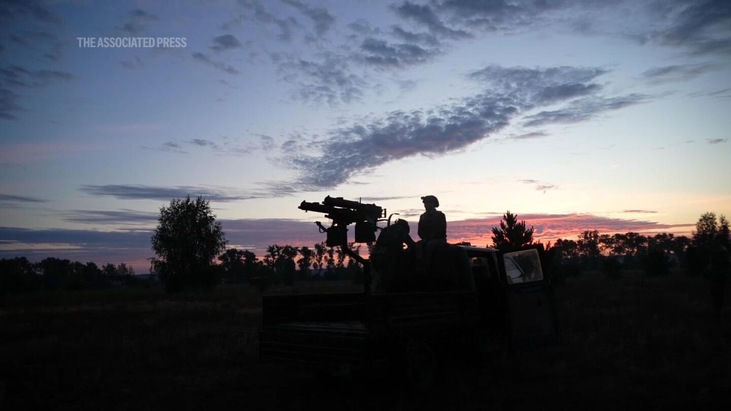 With men at the front lines, women watch over Ukraine’s night sky for Russian drones | AP News